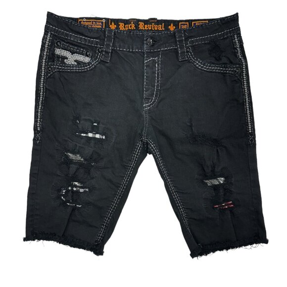 Rock Revival Skylark Denim Shorts (38)